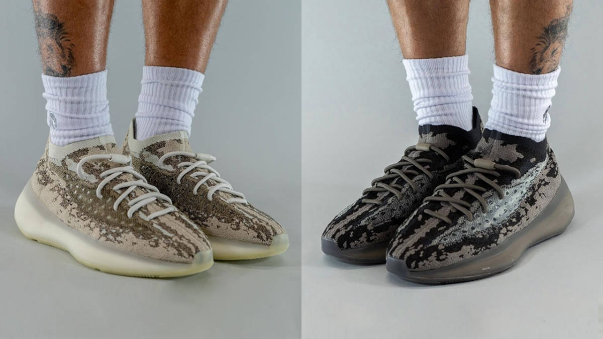 yeezy 380 covellite on feet