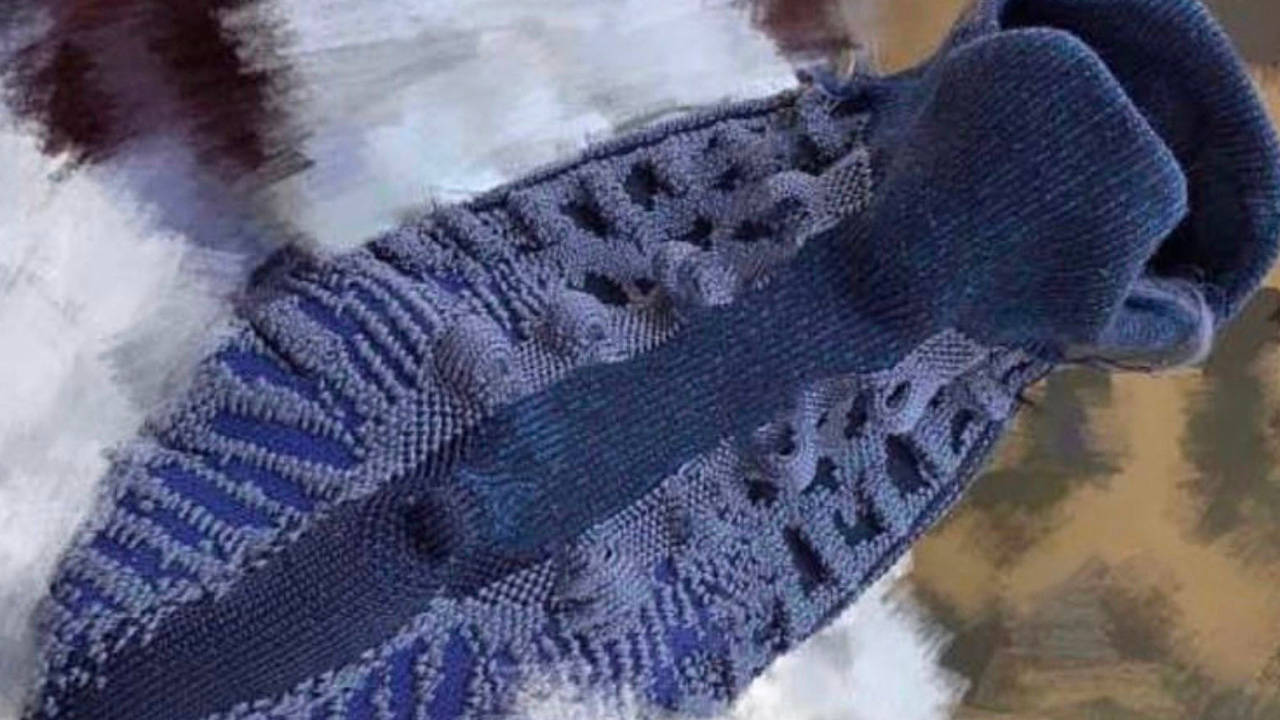 The Yeezy Basketball Knit "3D Slate Blue" Gets Unveiled