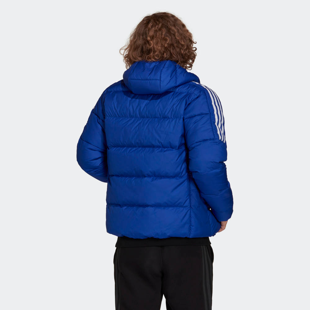 essentials midweight down hooded jacket