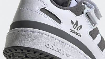 adidas Forum Low Grey Cloud White Closeup