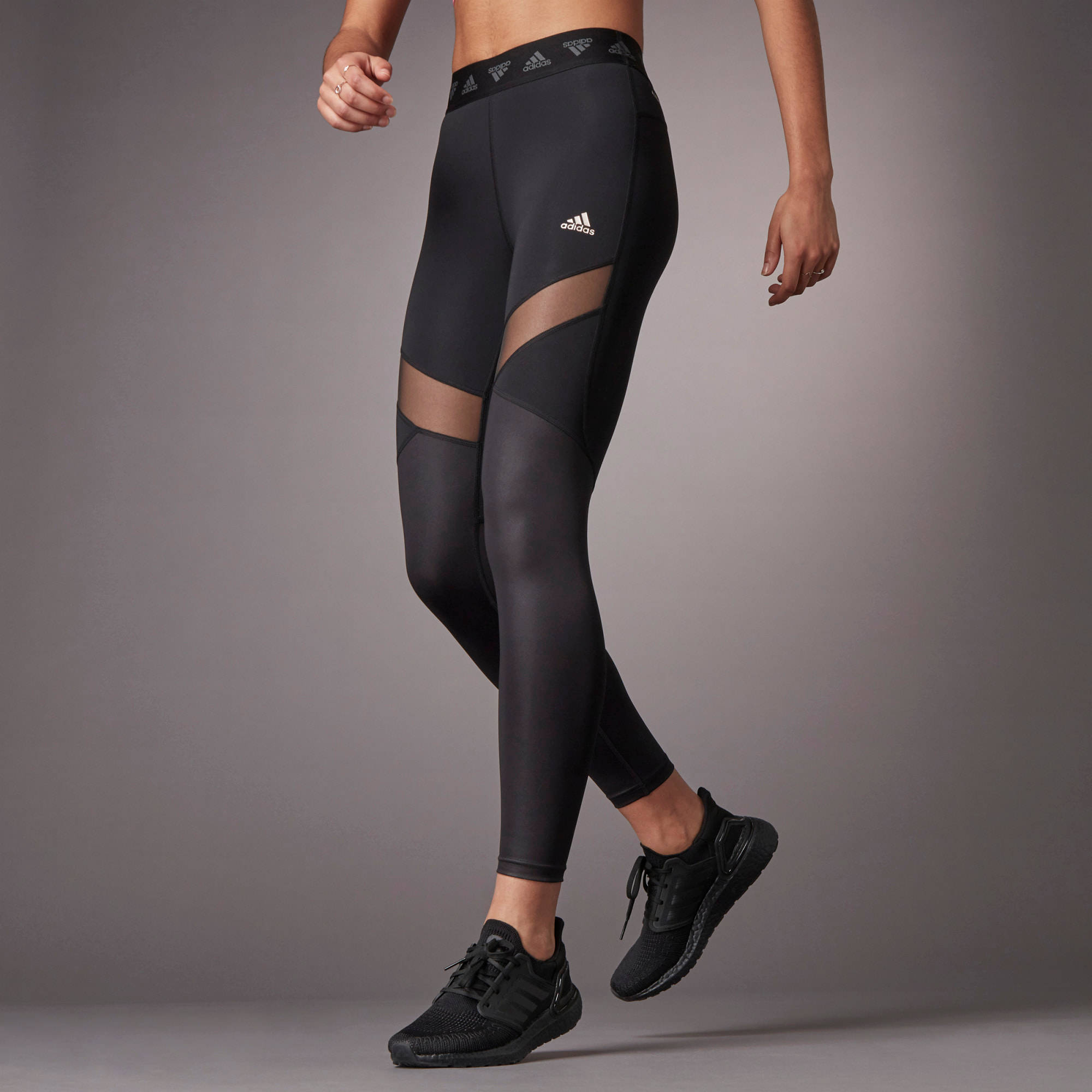 adidas Hyperglam High-Rise Long Leggings Black