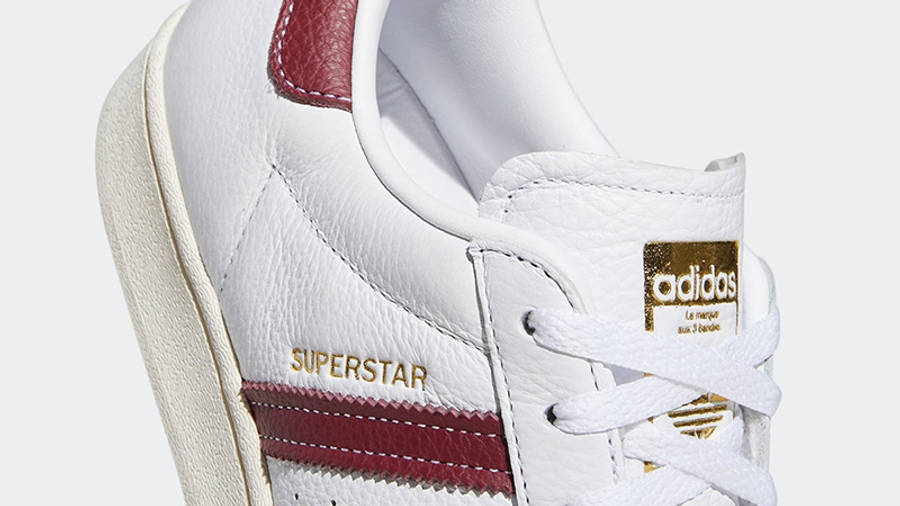 adidas superstar collegiate burgundy