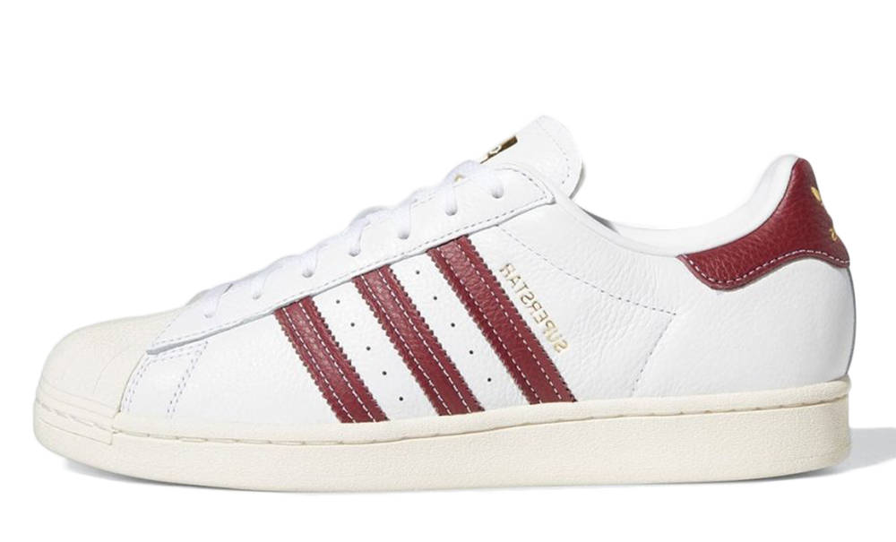 adidas Superstar Collegiate Burgundy White