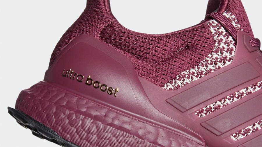 adidas Ultra Boost 1.0 DNA Burgundy Closeup