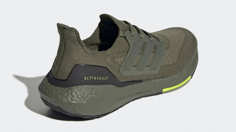 adidas Ultra Boost 21 Focus Olive Back