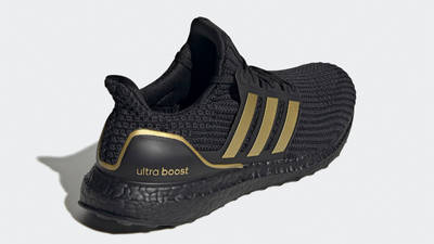 adidas Ultra Boost 4.0 DNA Black Matte Gold Back