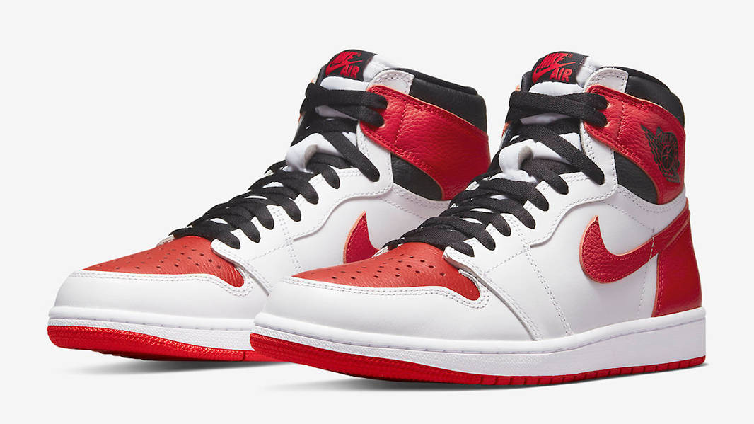 Air Jordan 1 Heritage White Bred 555088-161 Side