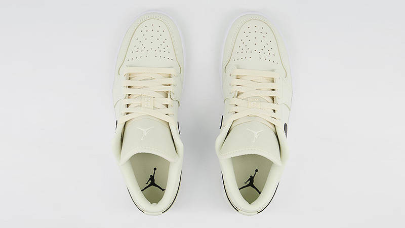 Air Jordan 1 Low Coconut Milk Black TOp
