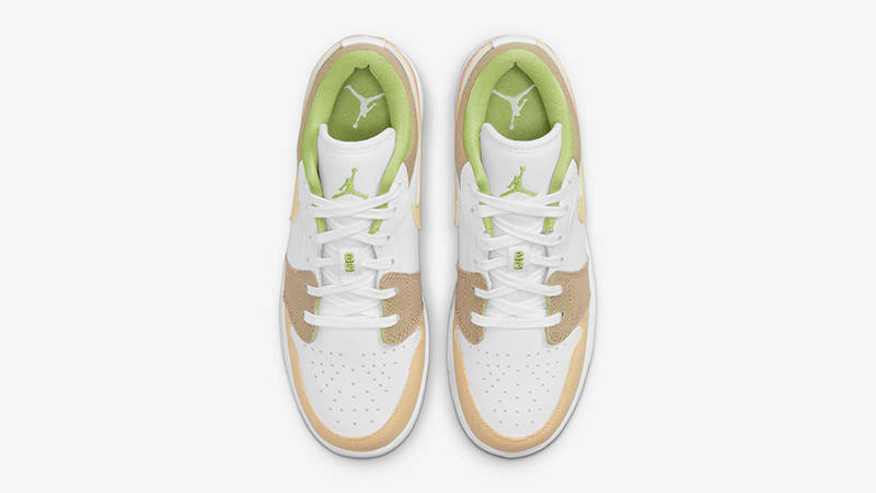 Air Jordan 1 Low GS Beige White Pink