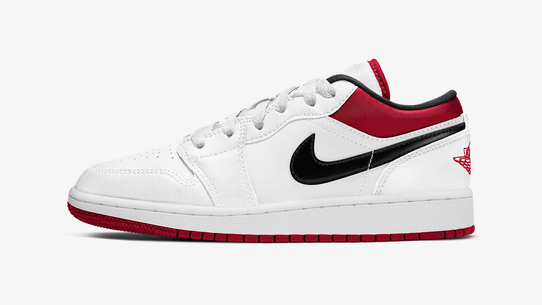 Air Jordan 1 Low GS White Gym Red