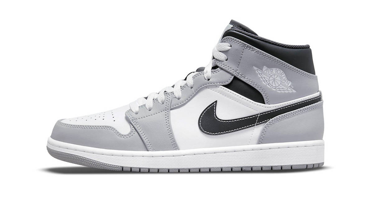 Air Jordan 1 Mid Light Smoke Grey Official Photo