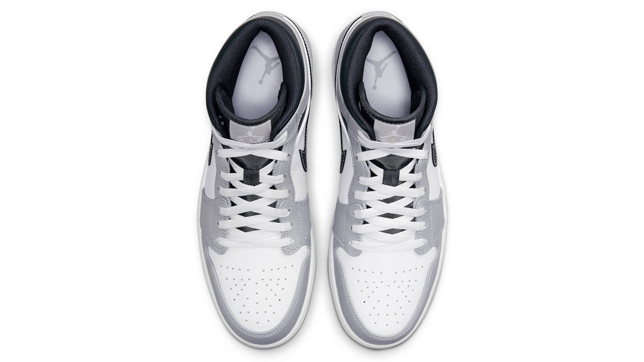 Air Jordan 1 Mid Light Smoke Grey Official Photo