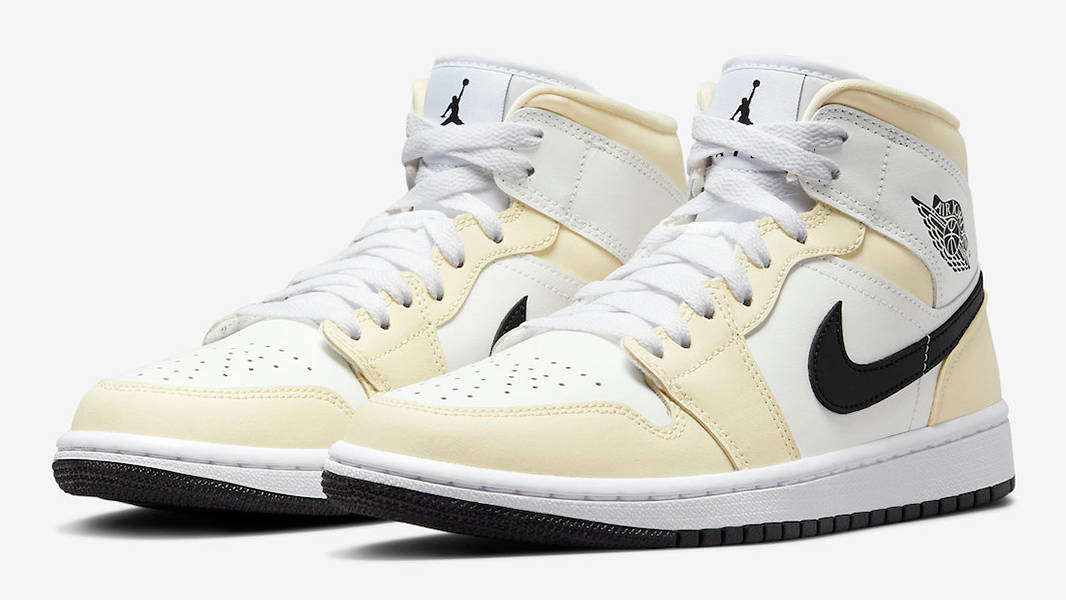 Air Jordan 1 Mid Coconut Milk BQ6472-121 SIde