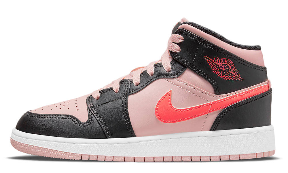 Air Jordan 1 Mid GS Pink Black