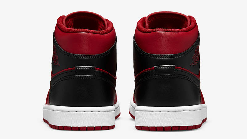 Air Jordan 1 Mid Reverse Bred 554724-660 Back
