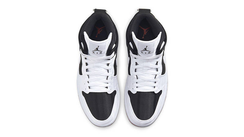 Air Jordan 1 Mid SE Utility Black White Red DD9338-016 middle