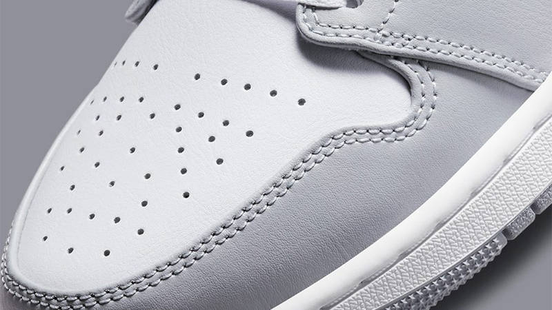 Air Jordan 1 Mid Smoke Grey Black 554724-078 Detail 2