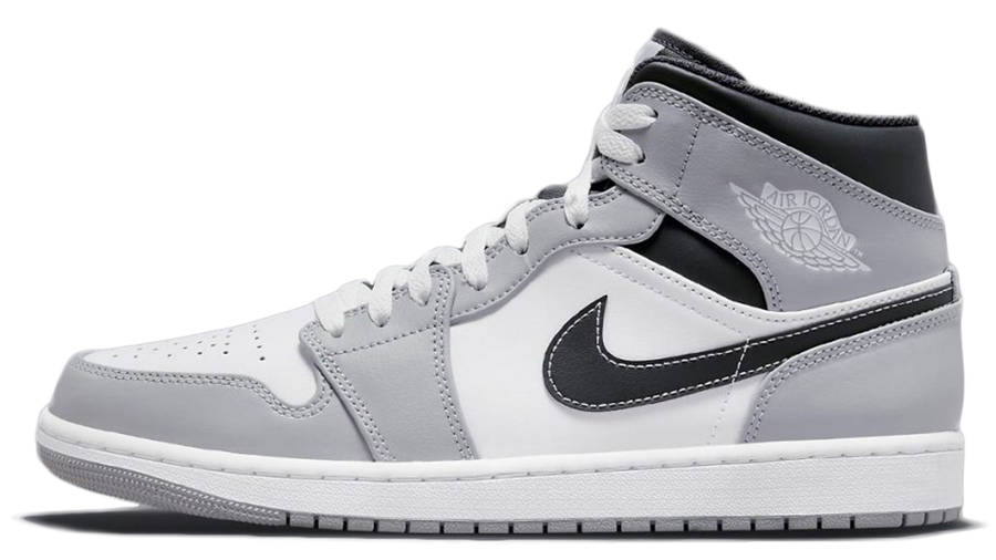 black white grey jordan 1s