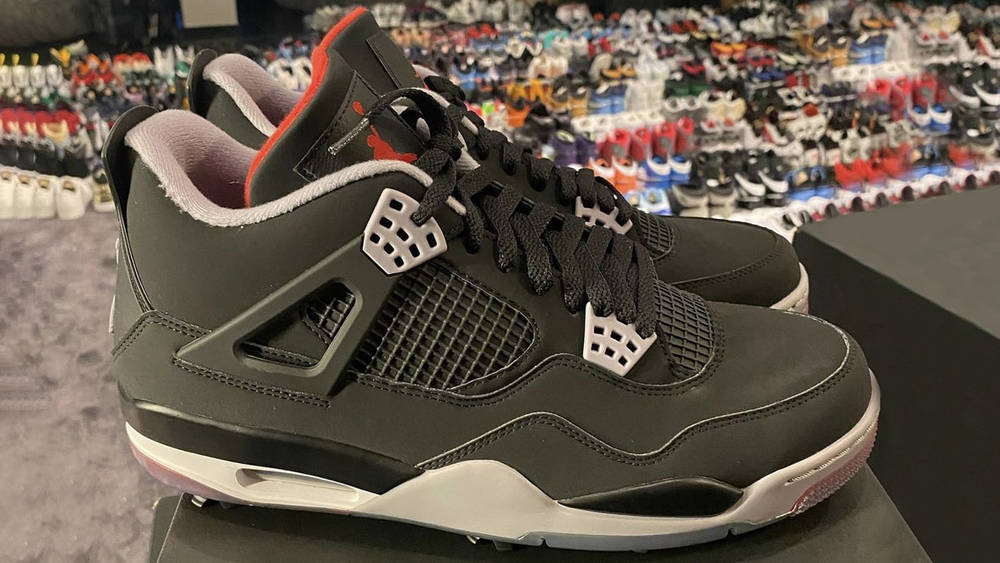 Image via zsneakerheadz Air Jordan 4 Golf Bred Release