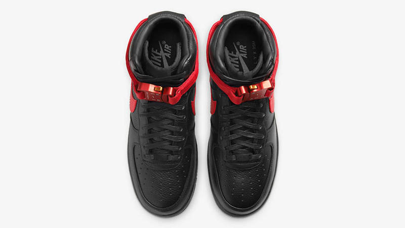 Alyx x Nike Air Force 1 Black University Red CQ4018-004 Top