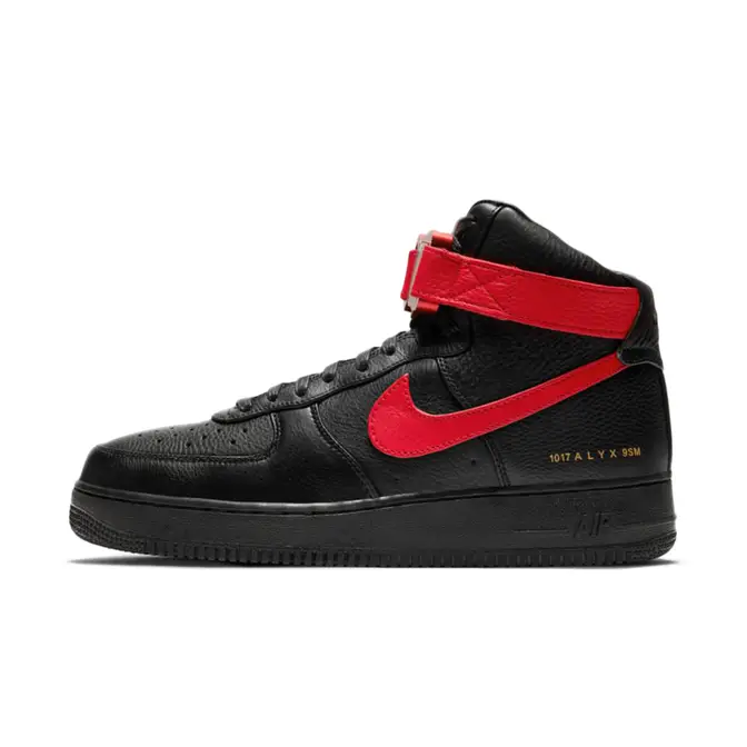 Alyx x Nike Air Force 1 Black University Red | Where To Buy | CQ4018 ...