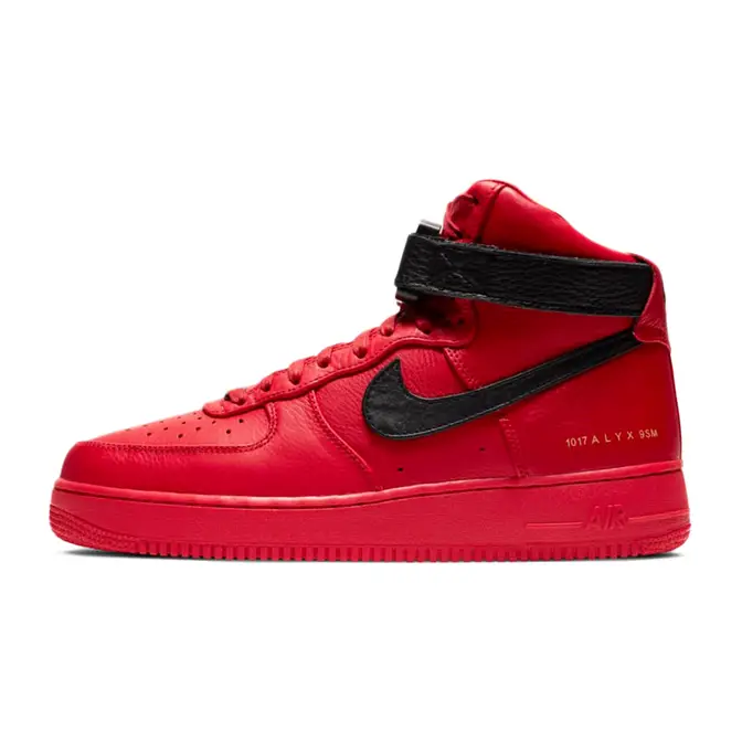 Alyx x Nike Air Force 1 University Red Black | Where To Buy | CQ4018 ...