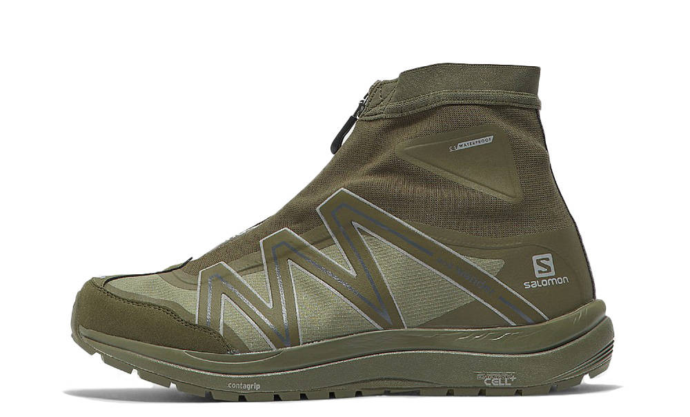 And Wander x Salomon Reflective High Cut Olive