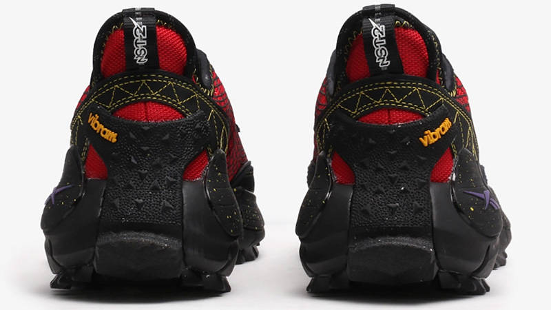 ASAP Nast x Reebok Zig Kinetica II Edge Black Red GY5805 back