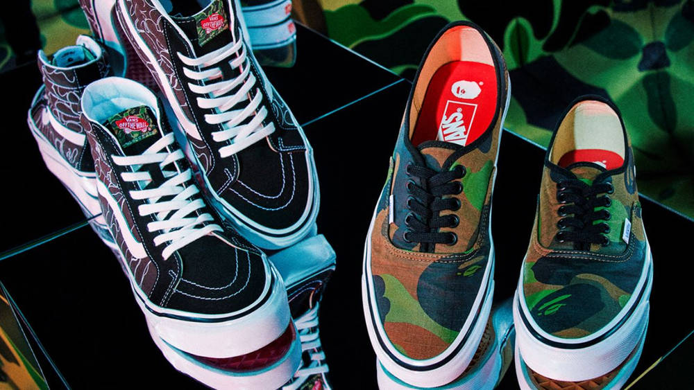 Image via Vans bape x vans 1