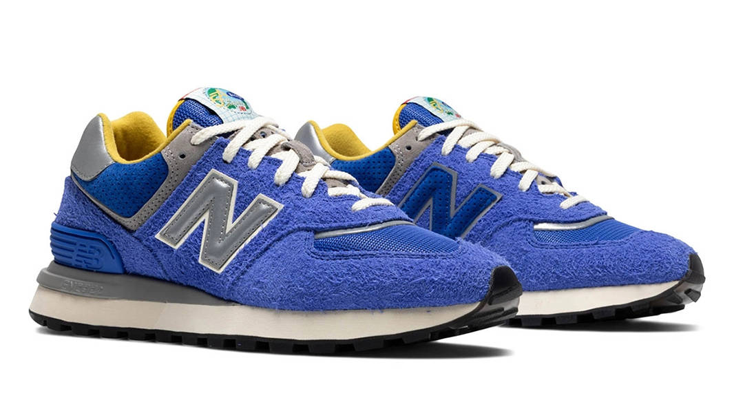 New balance 574 clearance yellow and blue