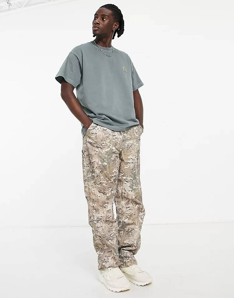 Carhartt WIP Vista Pigment Dye T-Shirt Green Full