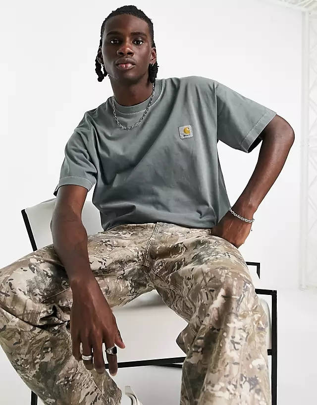 Carhartt WIP Vista Pigment Dye T-Shirt Green