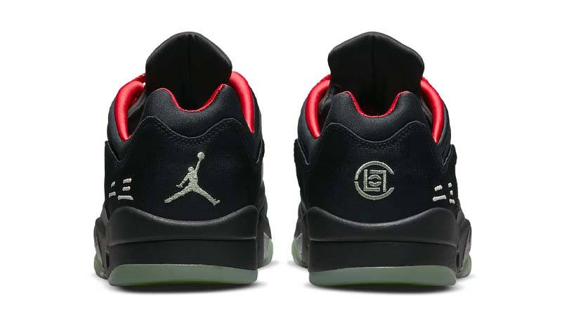 Clot x Air Jordan 5 Low Black Back