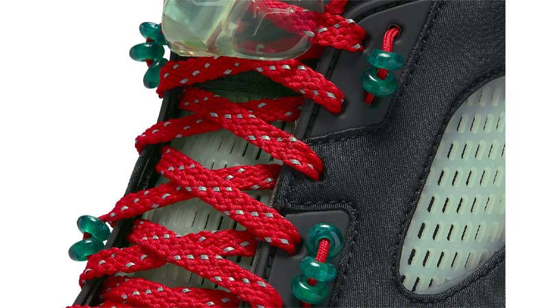 Clot x Air Jordan 5 Low Black Closeup