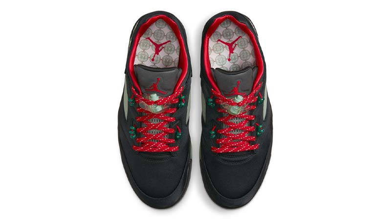 Clot x Air Jordan 5 Low Black Middle