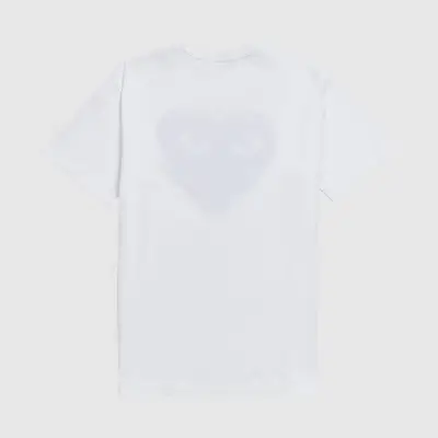 Balmain Kids TEEN beach-print sweatshirt Central Heart Logo T-Shirt P1T070 Back