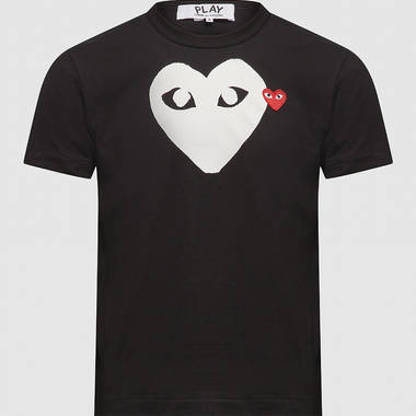 COMME des GARCONS Play Double Heart Logo T-Shirt