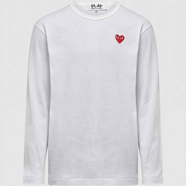 COMME des GARCONS Play Small Chest Heart Logo T-Shirt