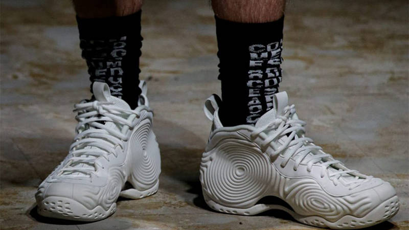 Comme des Garcons x Nike Air Foamposite One White | Where To Buy 