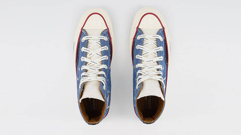 Converse Chuck 70 Hi Indigo Boro 171064C Top