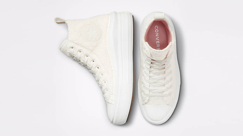 Converse Chuck Taylor All Star Cozy Move Hi White