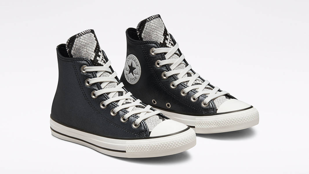 Converse Chuck Taylor Authentic Glam Hi Black White