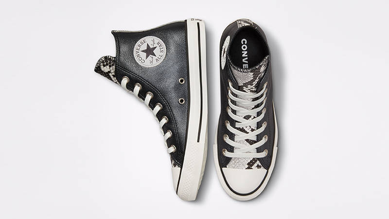 Converse Chuck Taylor Authentic Glam Hi Black White