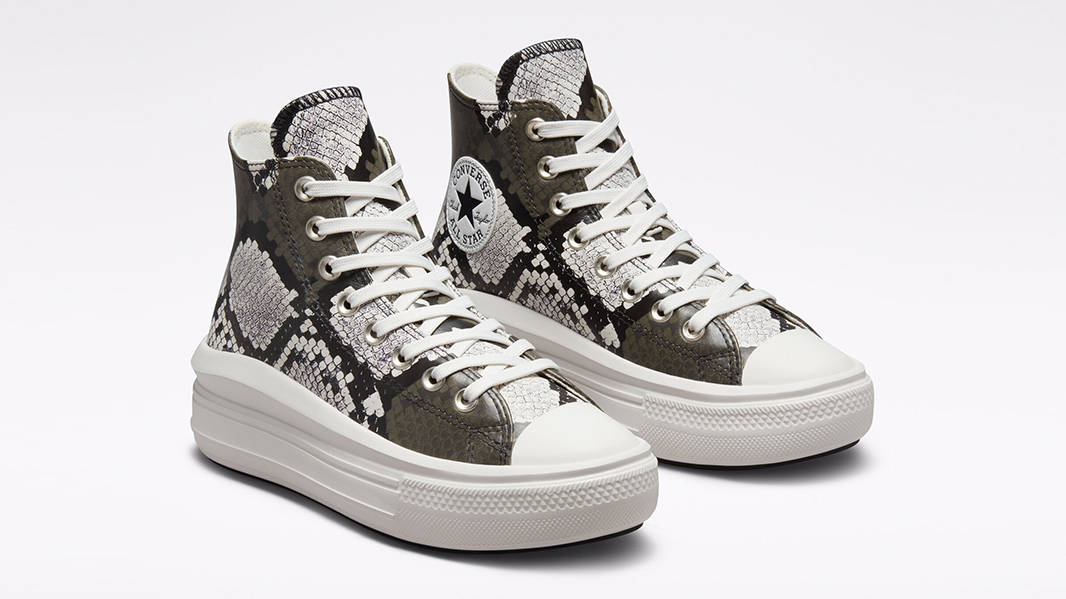 Converse Chuck Taylor Glam Move Snakeskin Black