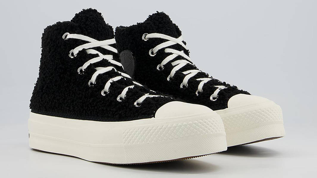 Converse Chuck Taylor Lift Hi Sherpa Black