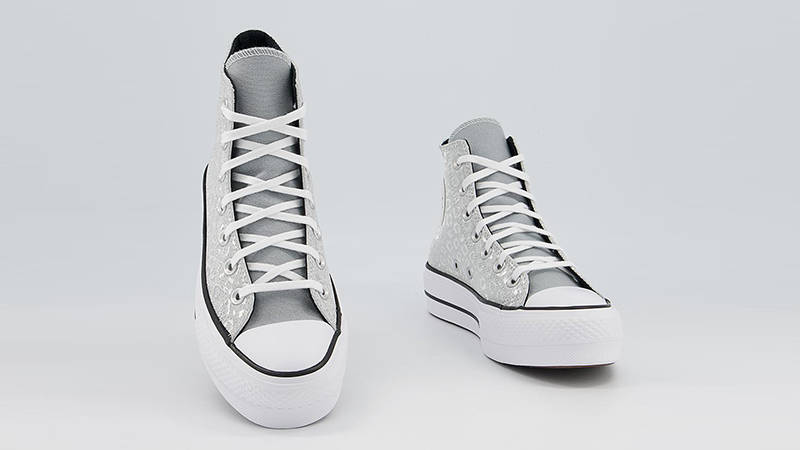 Converse Chuck Taylor Lift Leopard Silver White