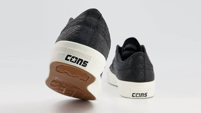 Converse One Star Pro Croc Emboss Black 170706C Back