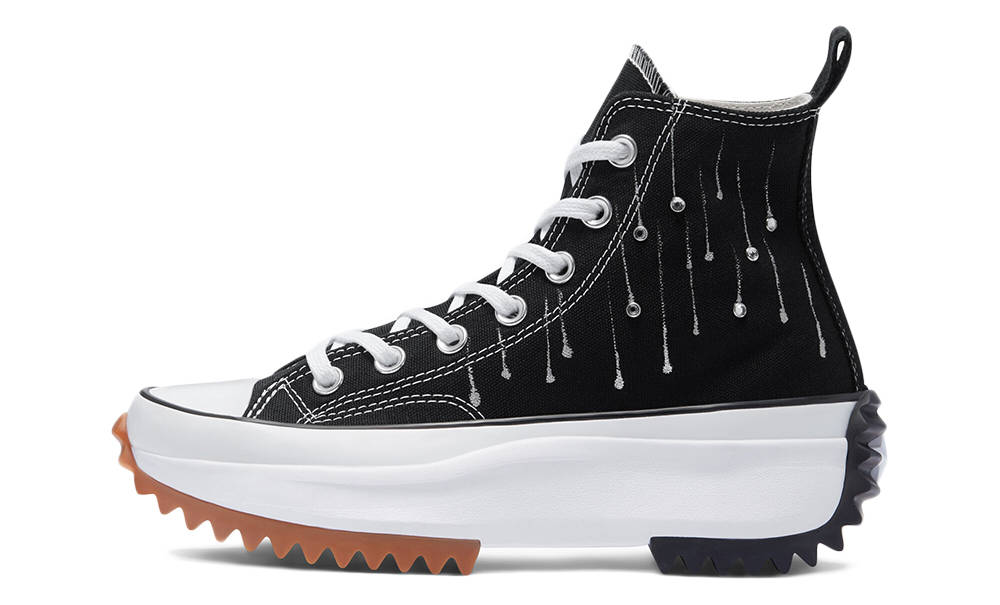 Converse Run Star Hike Metal Jewel Drops Black