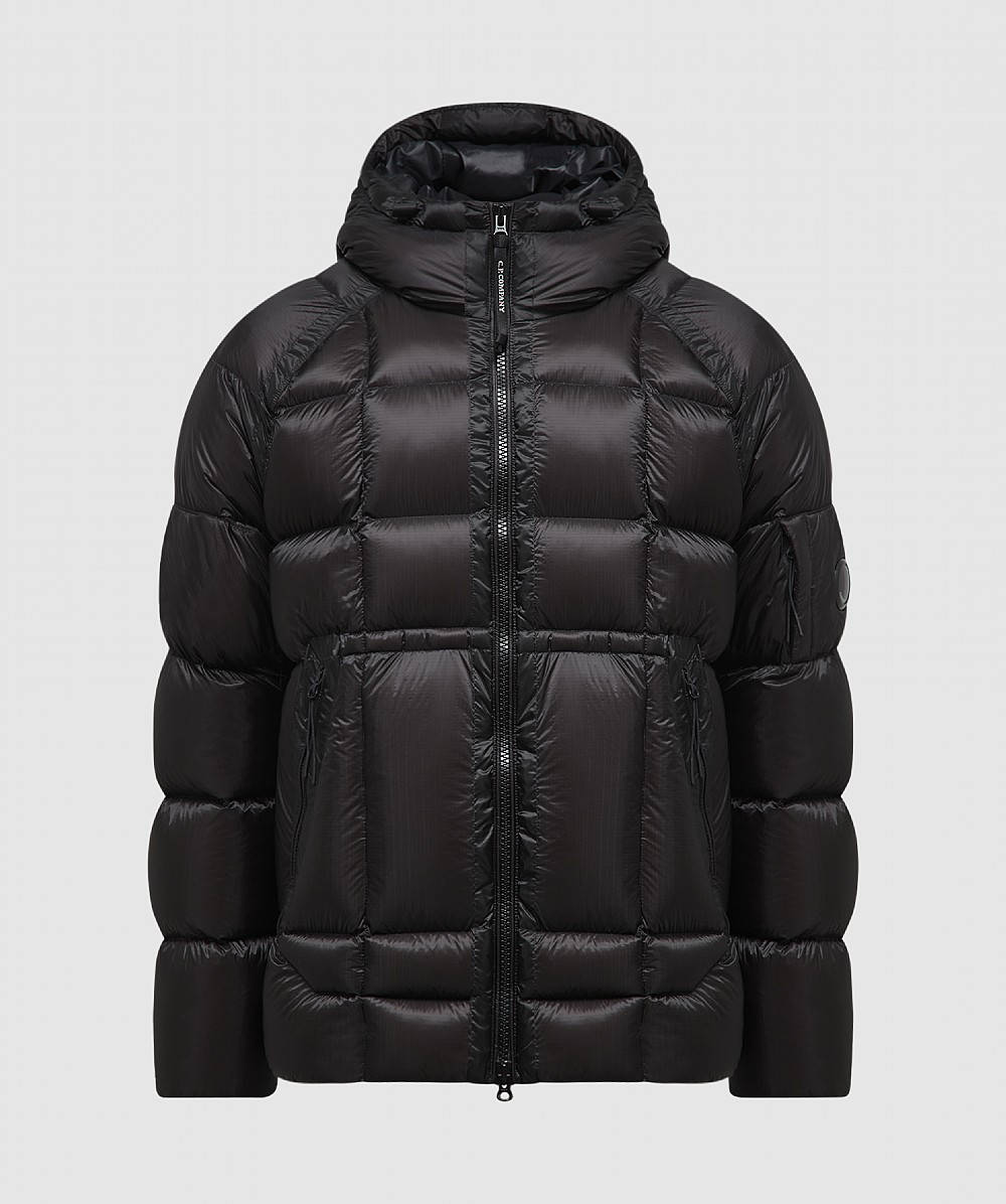 C.P. Company DD Shell Hooded Jacket Black