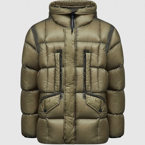 Hevo hooded zip-up jacket Silver Mink
